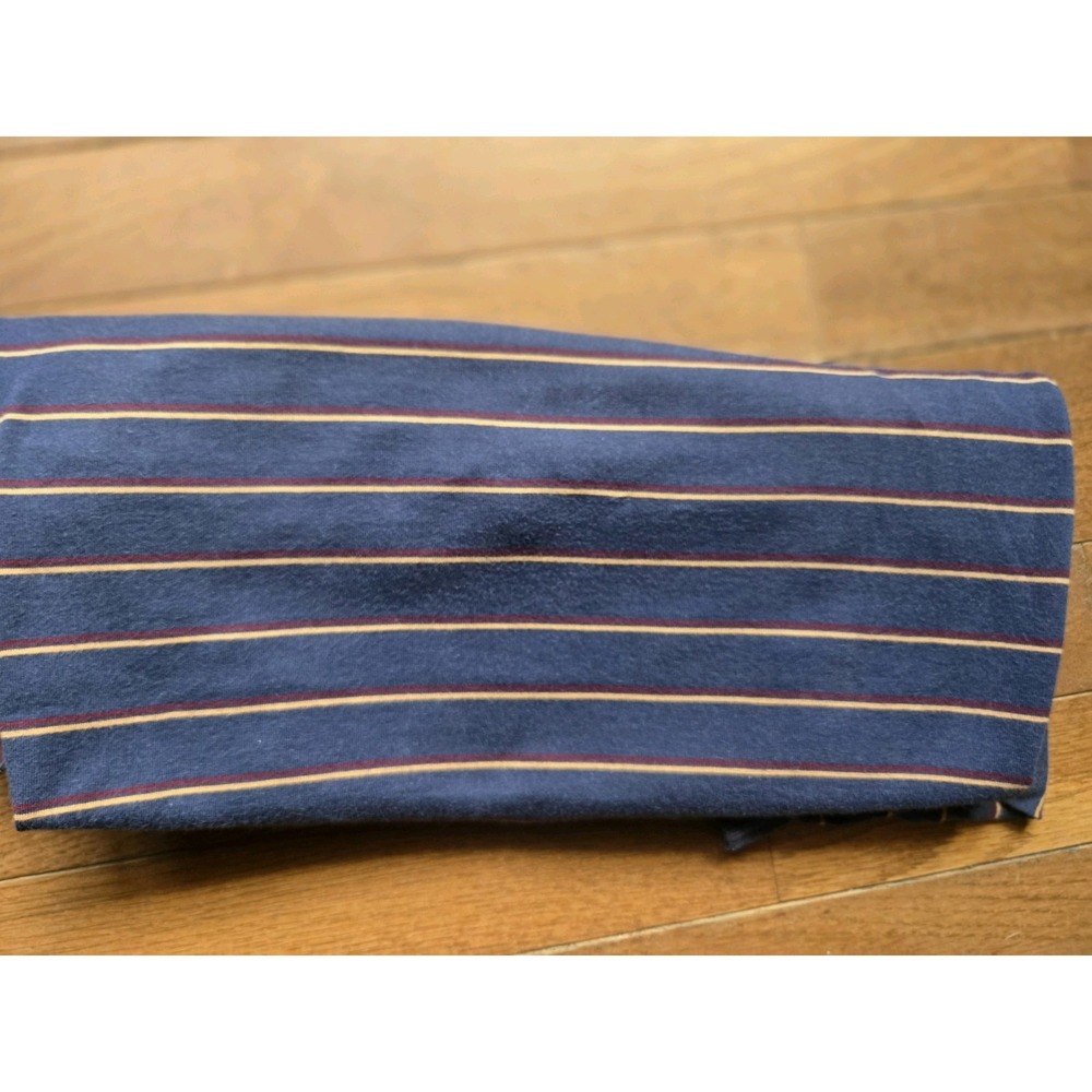 VTG 80s Dior Striped Shirt Large Actifs Long Sleeve Made In Japan Sportswear - Picture 9 of 9